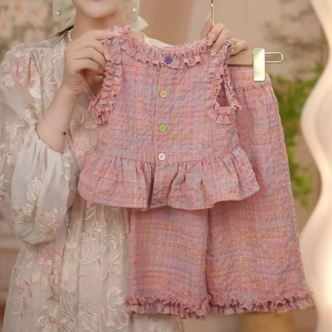 Children's clothing and girls' set - Kids Star Yuan 2024 New Summer Baby Stylish, Casual and Trendy two-piece set Application Scenario