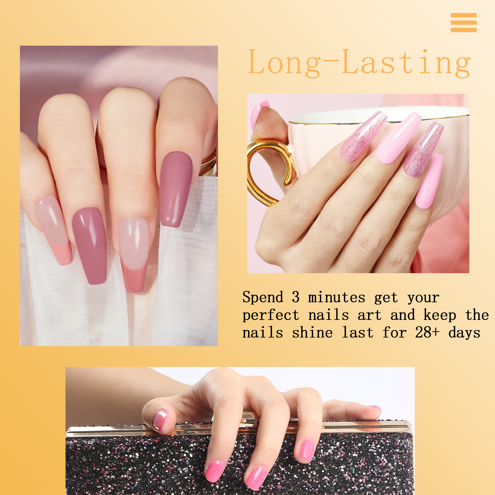 Nail art low-foaming Powder, nail art soaking powder, nail art Dip Powder can be OEM or OEM soaking powder sets pic 3