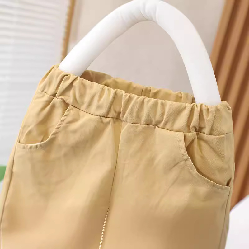Children's summer Boys' Set 2022 New Style Baby vacation style short-sleeved shirt shorts Casual and stylish two-piece set Application Scenario