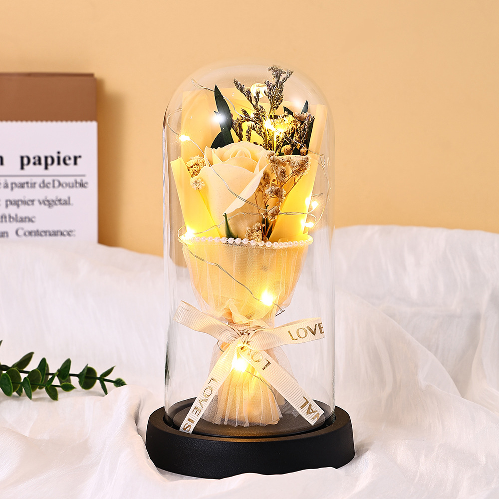 节日礼物 生日情人节礼物 永生花 花束礼盒 厂家直销