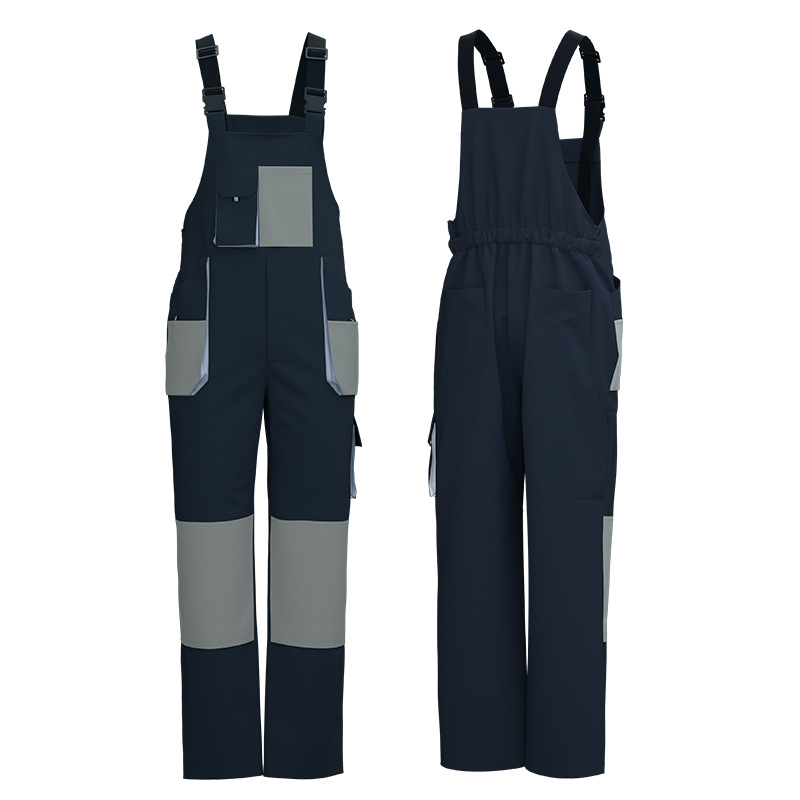 Cross-border overalls, three-dimensional large-pocket work clothes, custom multi-color multi-pocket work pants, factory uniforms, labor protection clothing Item Picture