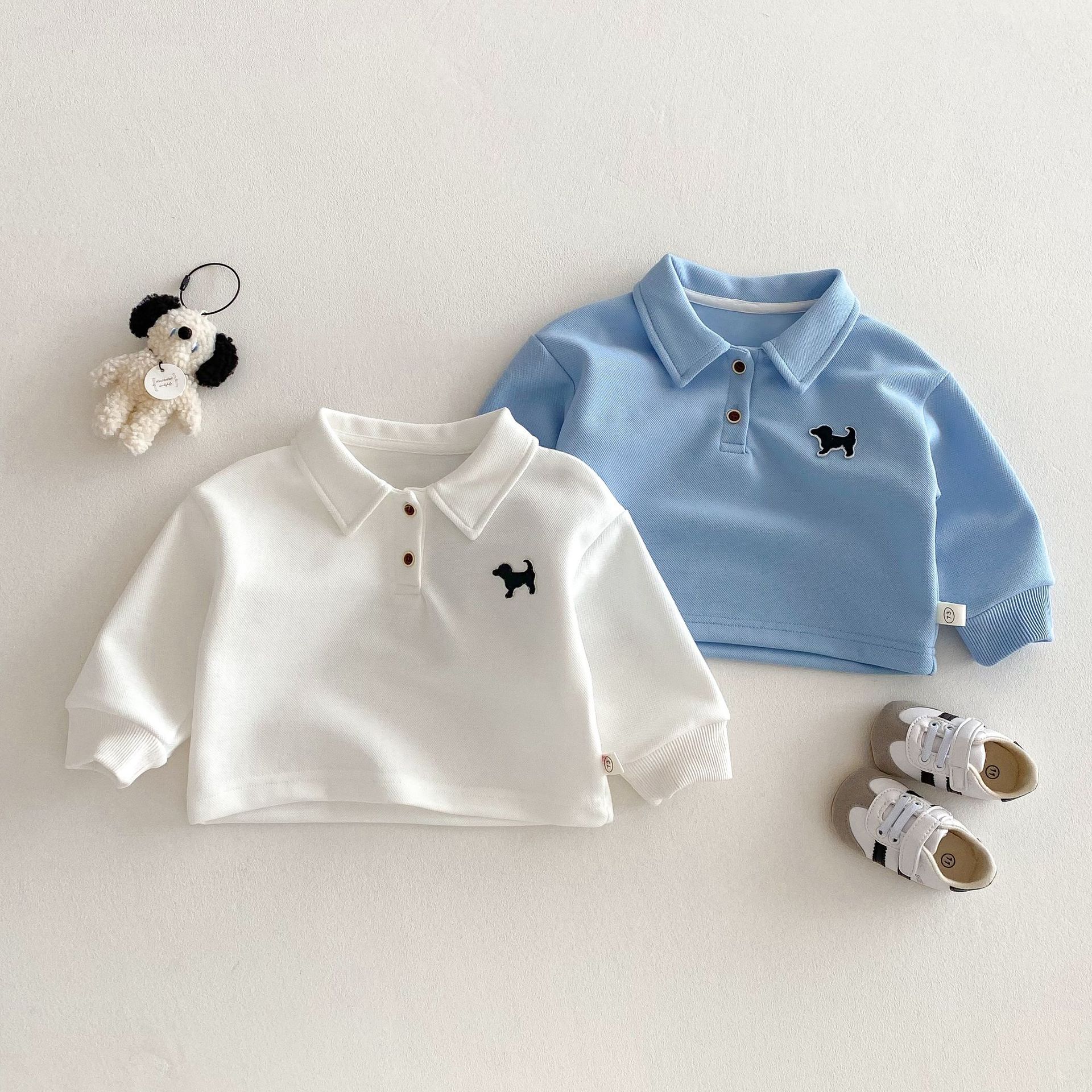 Children's fashion Polo shirt 2025 New style 0-5 years old spring Boys' striped base layer, baby spring clothing trend AY526 full figure