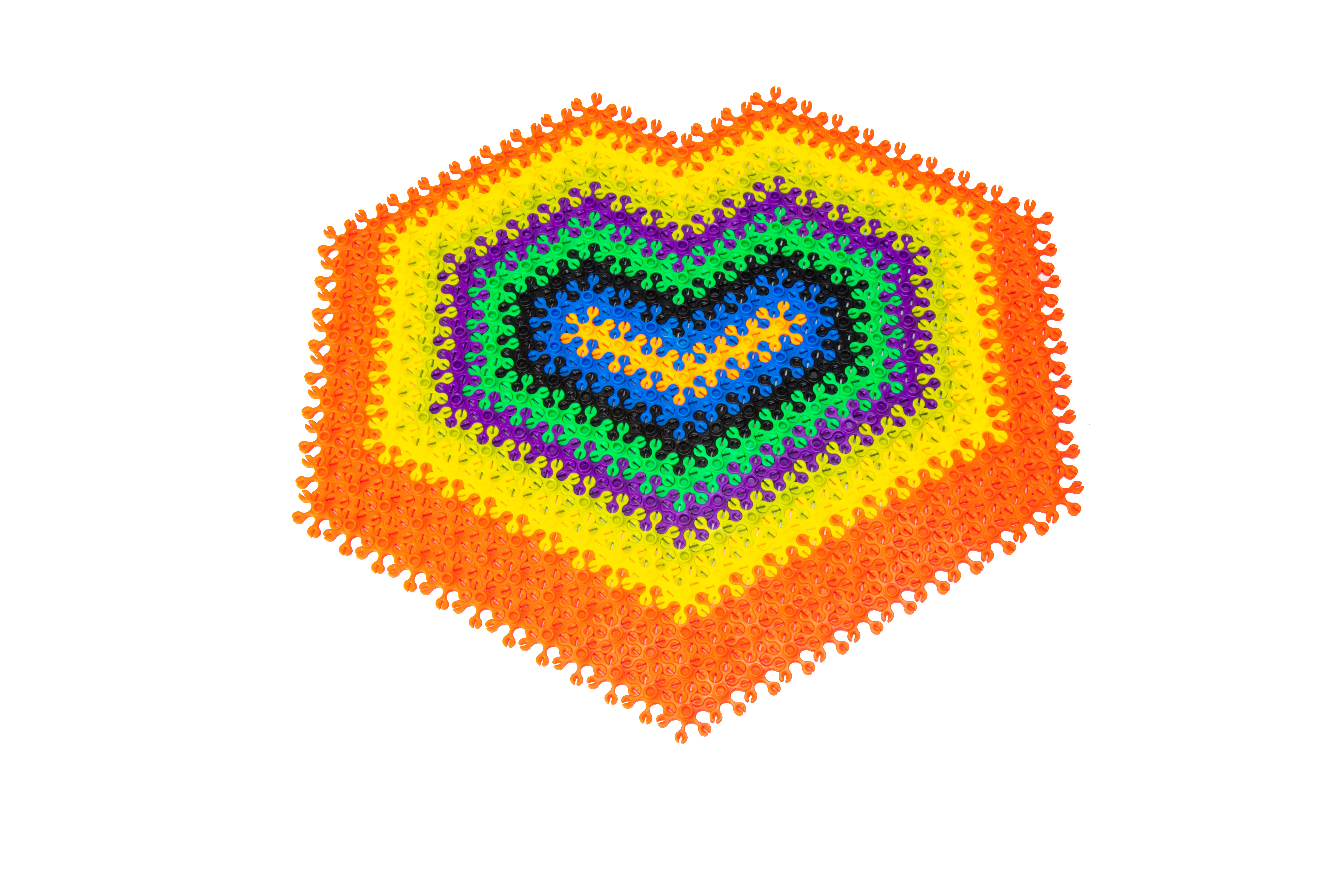 Wholesale creative art building block toys, children's kindergarten building block assembly and connection building blocks, tabletop educational night market toys, large and small building blocks, direct sales from Hualong factory Specification image