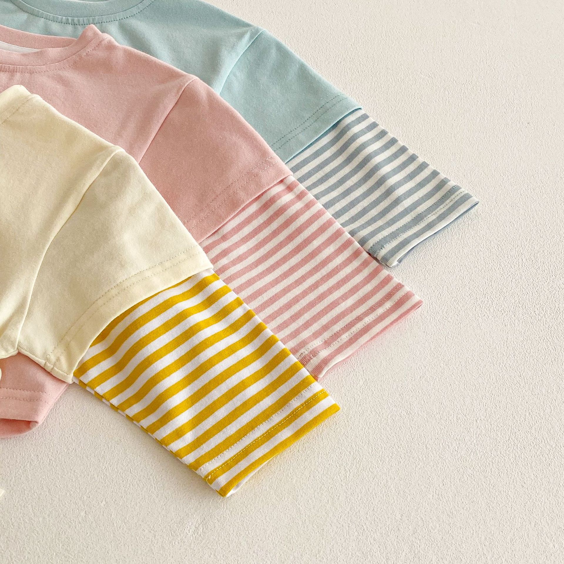 Girls' stylish base shirt 2025 New Spring 0-5 years old Korean-style baby patch cartoon T-shirt Children's spring clothing trend Application Scenario