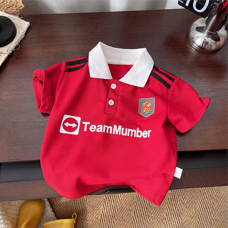 Baby Summer Set 2025 Summer Sports New style Children's stylish short-sleeved Boys' two-piece football clothes Application Scenario