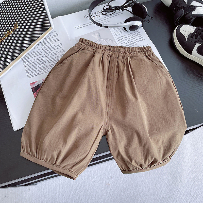 Boys' summer short-sleeved set 2025 New style Children's summer Cool two-piece set Baby cartoon casual clothes trend details Picture