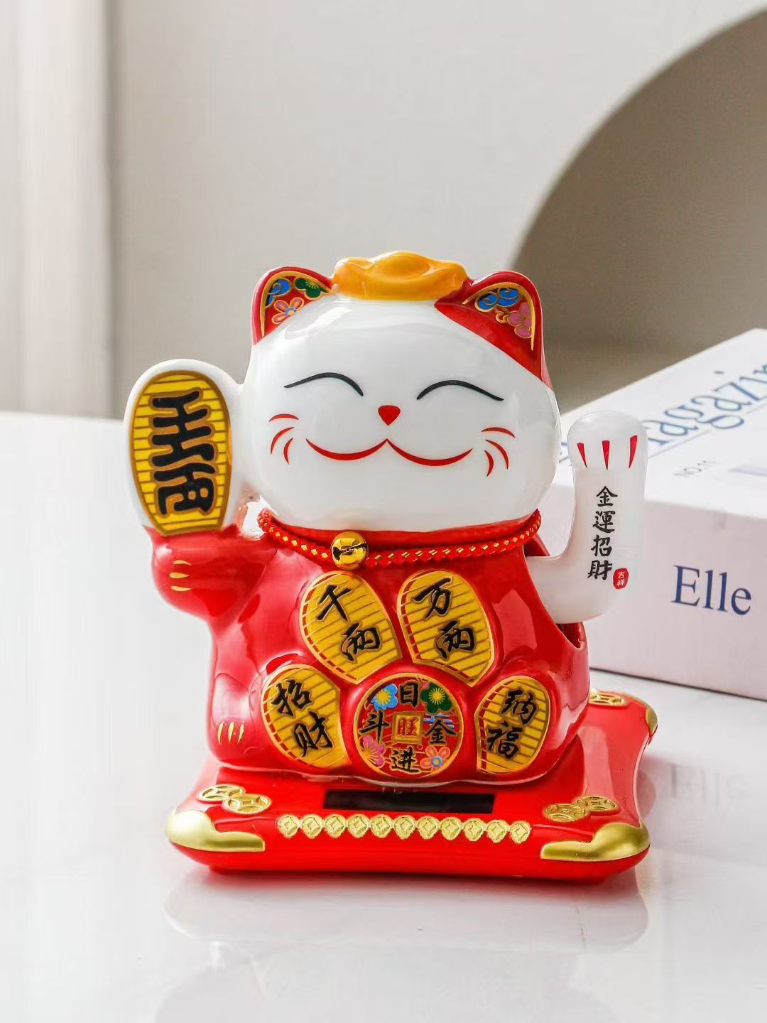 工艺品陶瓷招财猫  