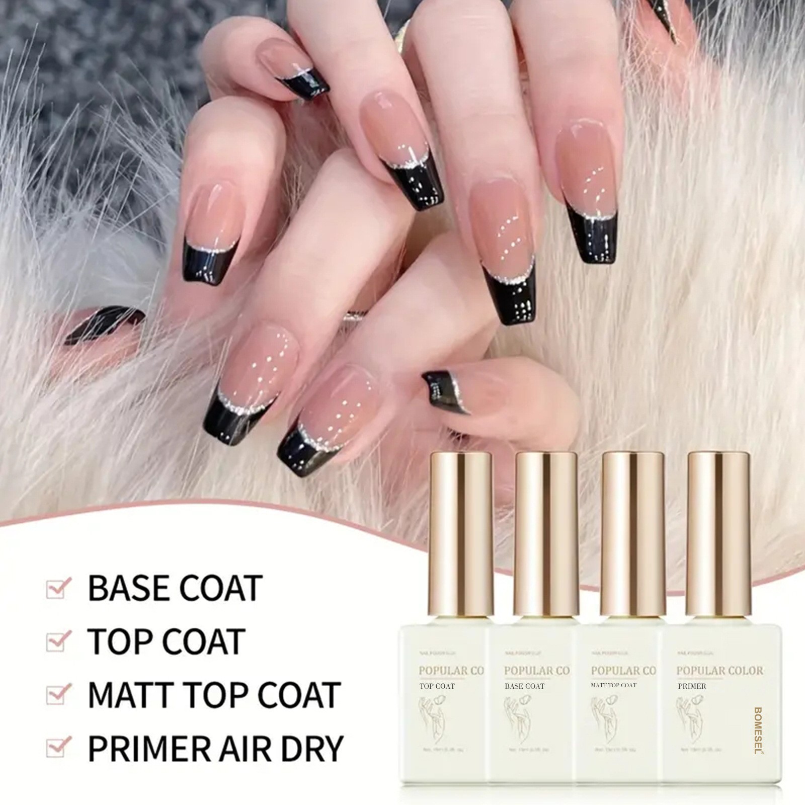 15ml special base glue for nail salons, sealing layer reinforcement, frosted and tempered nail polish glue, factory functional glue wholesale and OEM pic 3