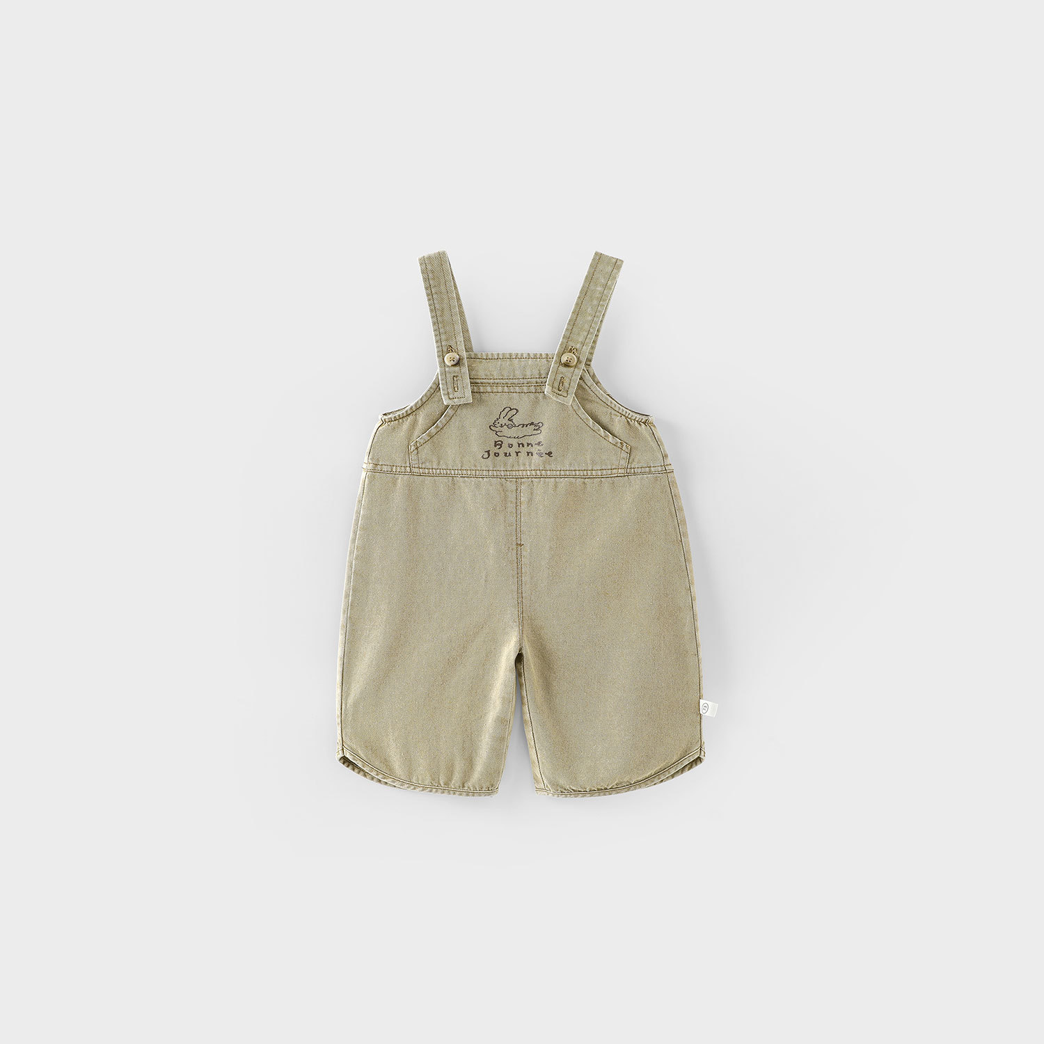 Children's cartoon overalls 2025 new autumn Girls' fashionable printed casual pants, baby's stylish jeans trend details Picture