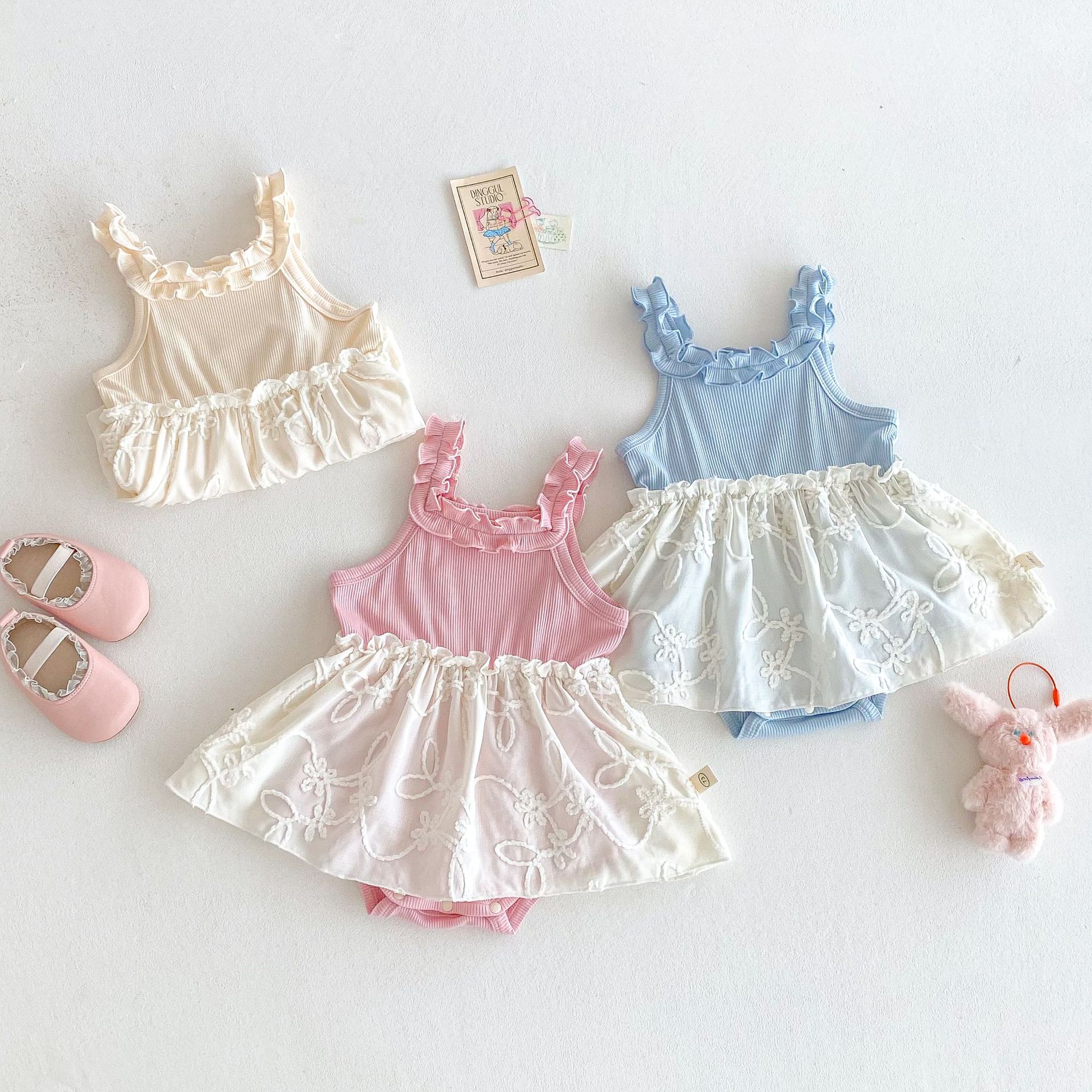 Baby Fashion Bottom Wrap 2025 New Summer Baby cool Korean-style fresh and cute candy-colored halter bottom wrap full figure