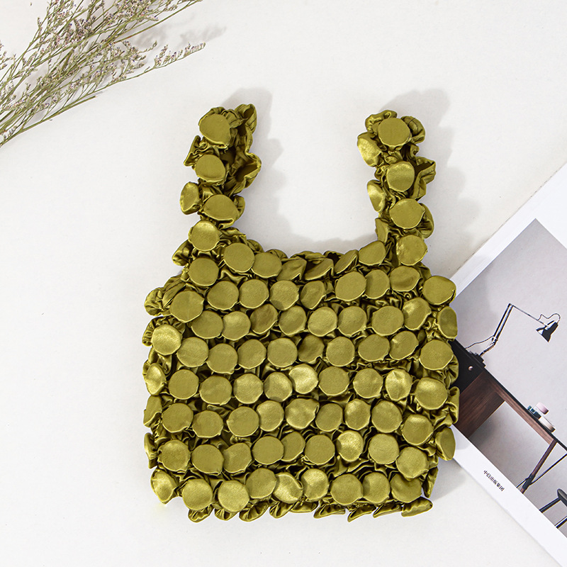 Best-selling Japanese and Korean bubble bags, durian bags, pineapple bags, button copper wallets, travel bags, women's totes, yoga bags, casual, portable and multi-functional travel bags, leather goods and luggage detail image 14