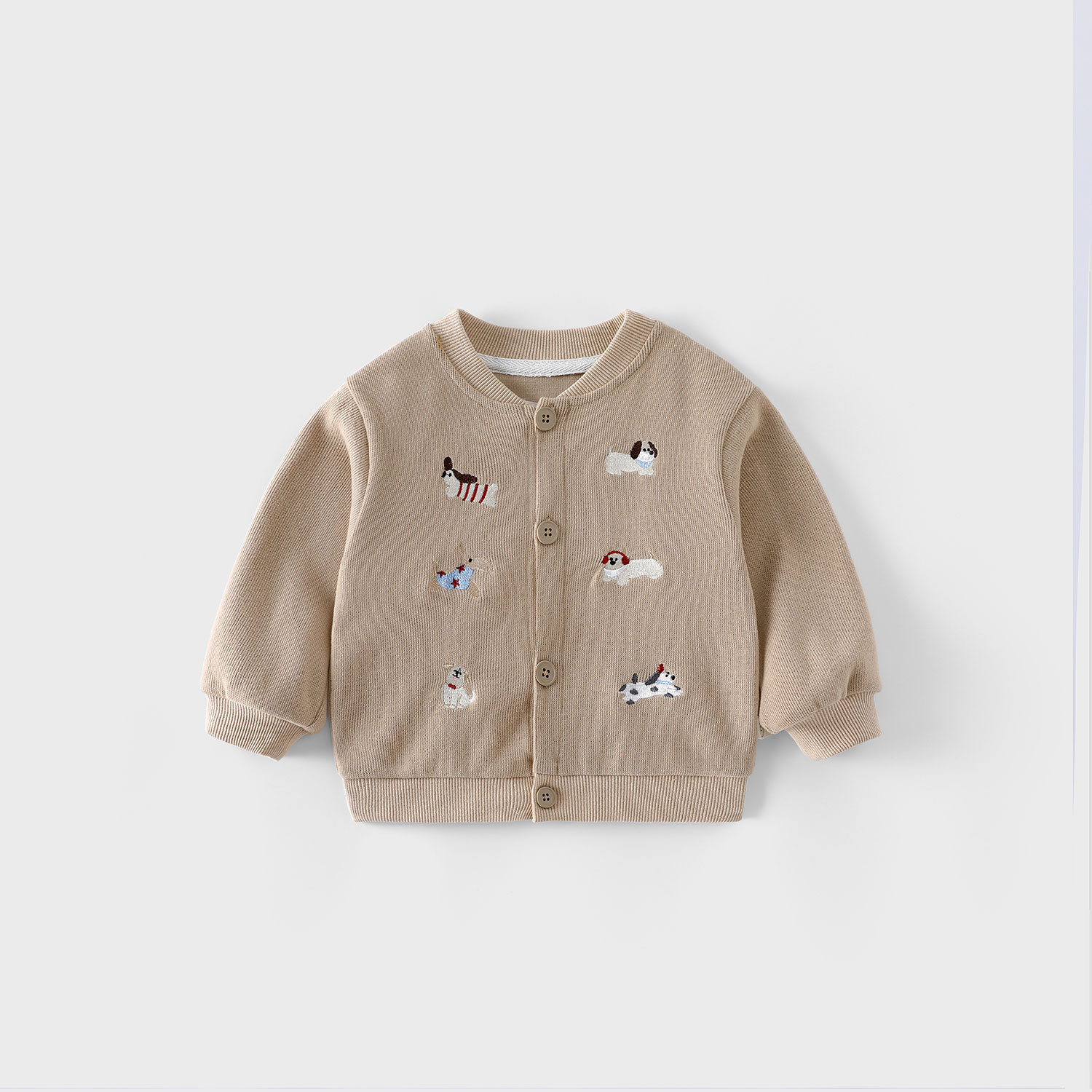 Children's cartoon coat 2025 New style autumn Boys' fashion embroidered puppy baseball jacket Baby Korean style autumn fashion trend Item Picture