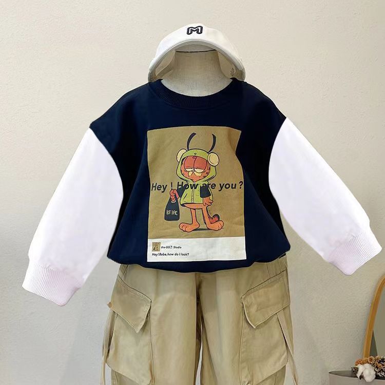 Children's and boys' Spring and Autumn Set 2024 Korean-style new autumn stylish, cool and stylish two-piece set of trendy clothes Application Scenario