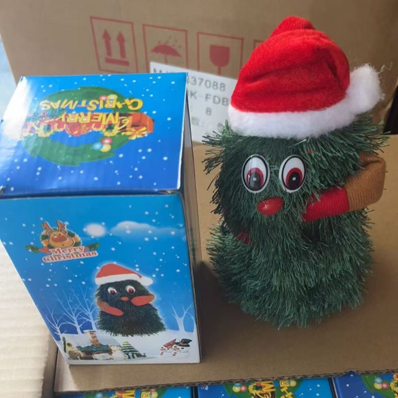 圣诞小树摆件圣诞节道具圣诞电动音乐居家工艺