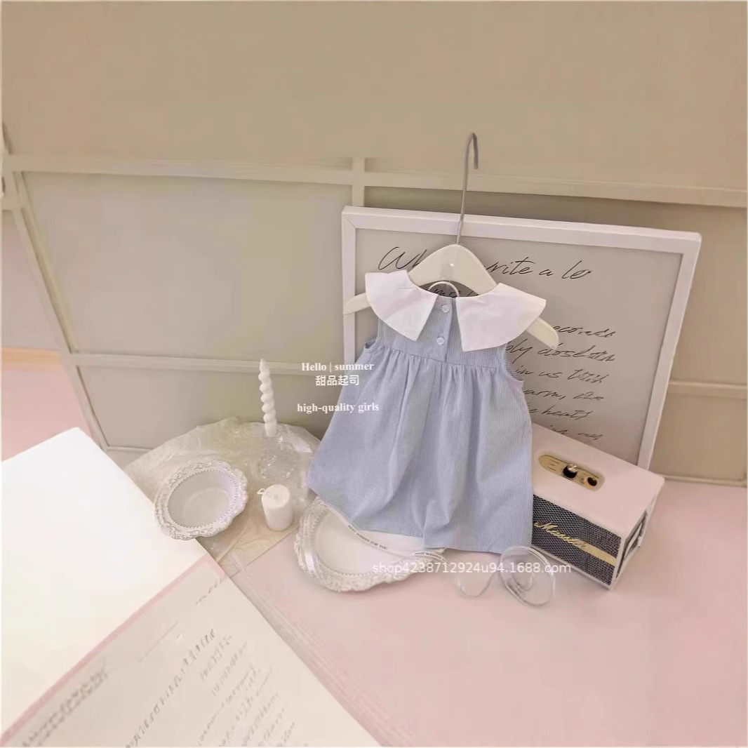 Sweet and cute summer clothes for babies, cute and chic dress, princess baby summer wear, thin halter dress Application Scenario