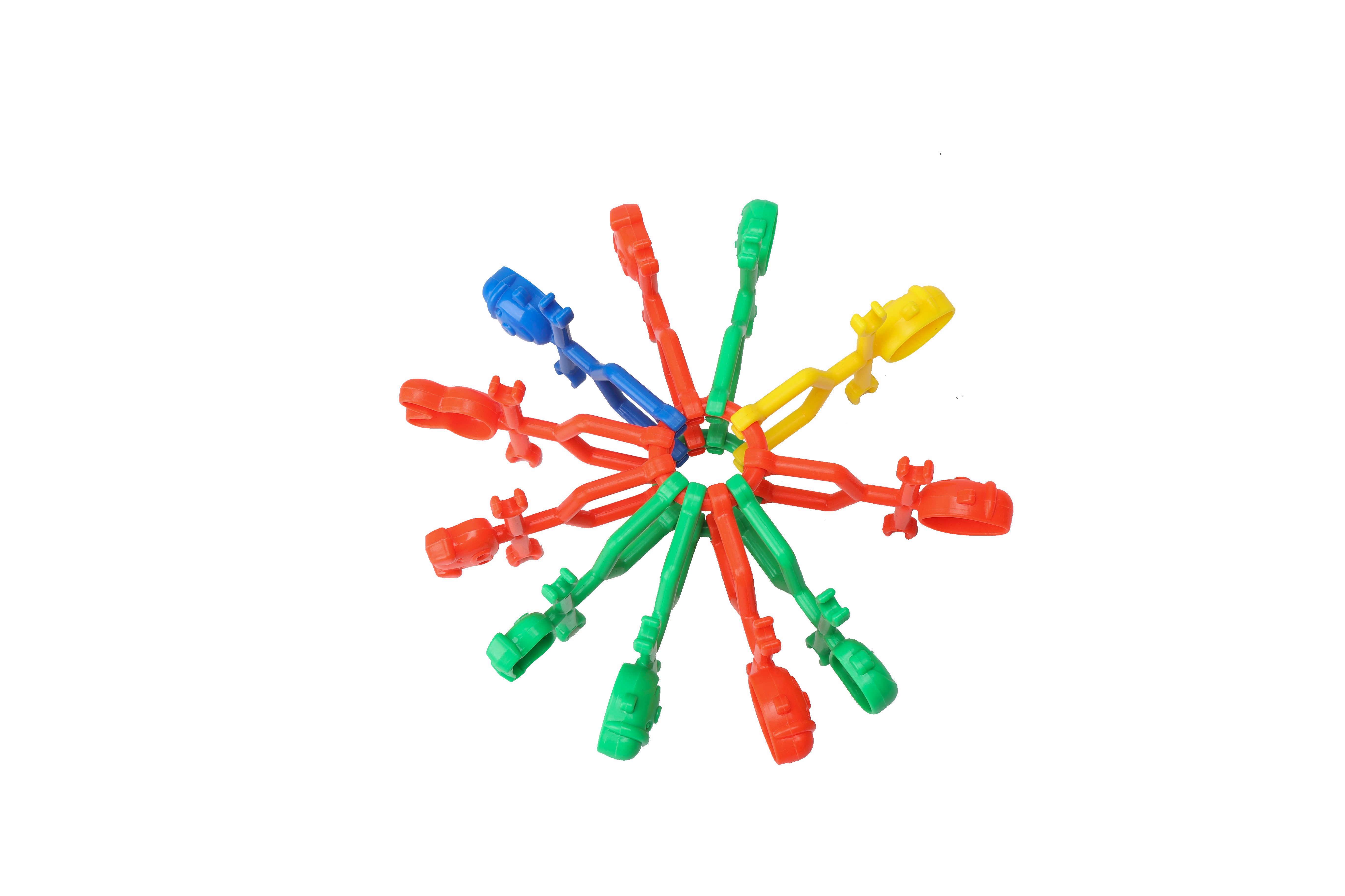 Wholesale of small acrobatics, children's kindergarten building blocks, interlocking building blocks, tabletop educational night market toys, large and small building blocks Specification image