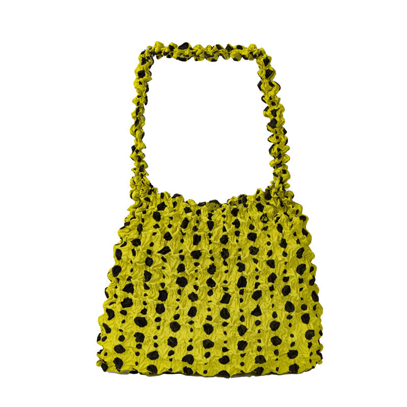 Popular Japanese and Korean pineapple bags, bubble bags, fashionable women's bags, multi-functional hand-held crossbody bags, casual leather goods and luggage, women's versatile and trendy new products detail image 18