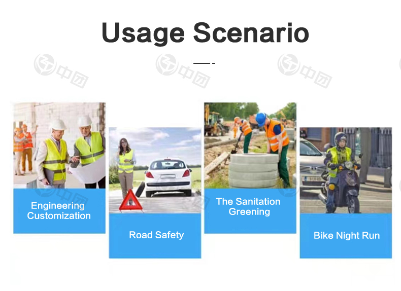 支持定制工厂直销多功能带反光条安全背心多口袋反光安全防护服详情9