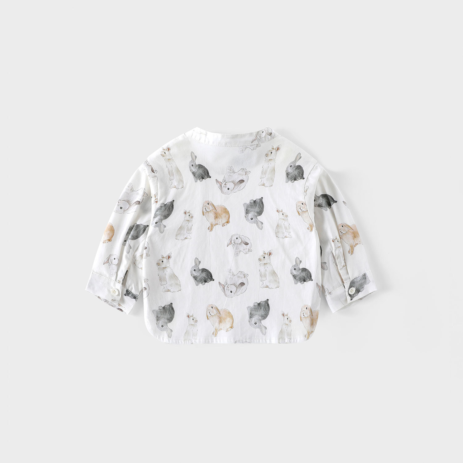 Children's cartoon shirt 2025 new autumn full-print puppy shirt for boys, a stylish autumn top for babies Specification drawing