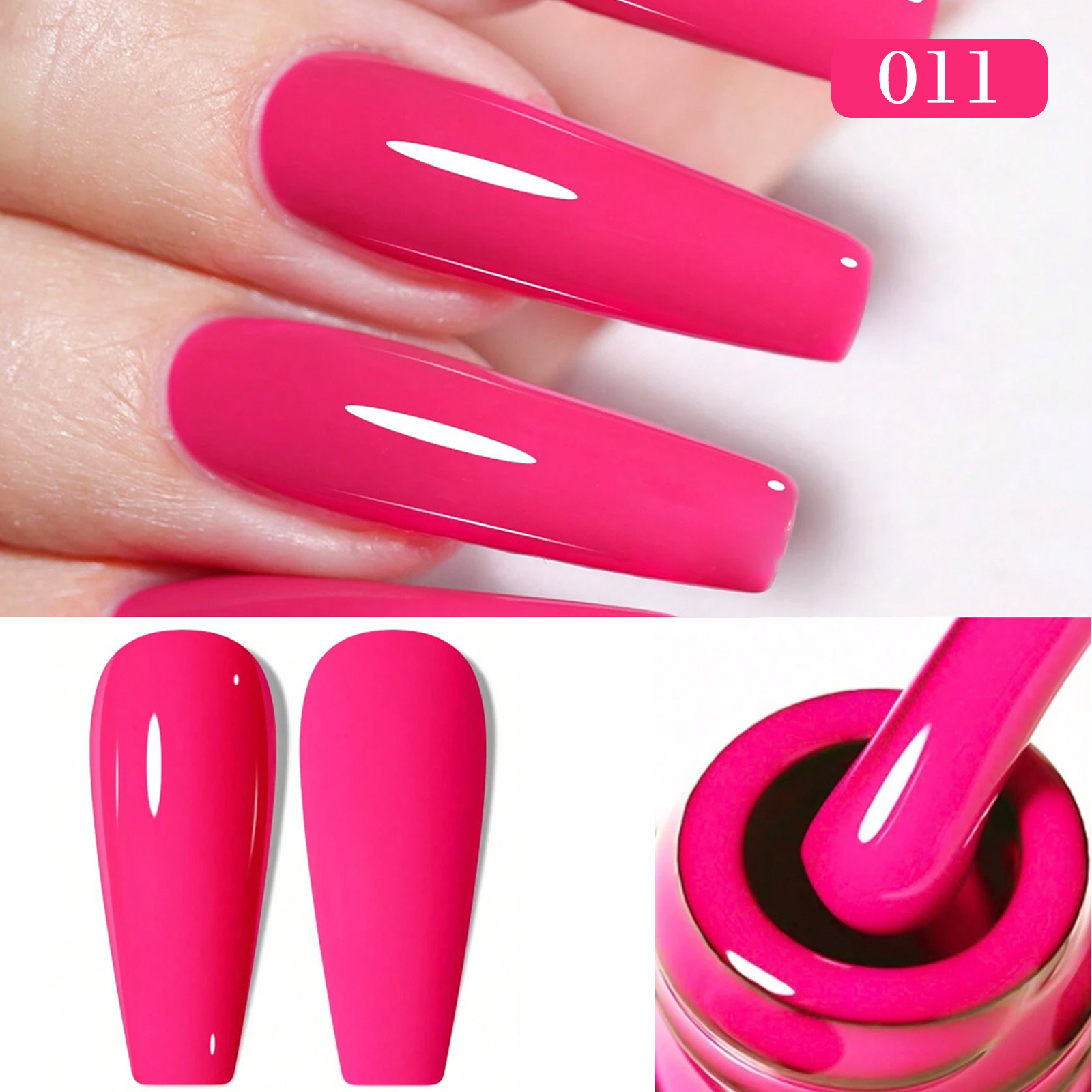Wholesale of cross-border nail polish gel, new ice-clear whitening multi-color phototherapy nail polish with sequins, popular and special for opening stores Application Scenario