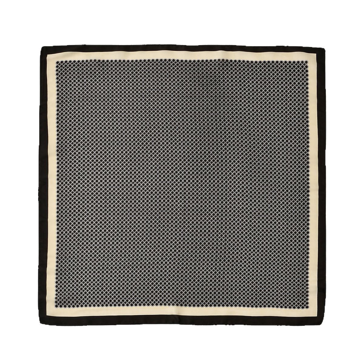 European and American spring and autumn versatile and elegant decorative circular small square scarves and silk scarves. Women can pair them with T-shirts, shirts, neckerchiefs and scarves in summer Item Picture
