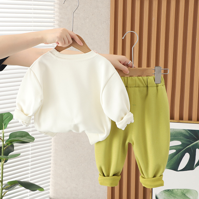 Boys' Autumn Set 2023 New Korean Style Boys' sporty and Stylish 2-piece set, Spring and autumn fashionable and trendy clothes for children details Picture