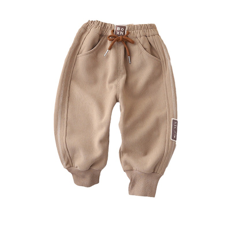 New Spring 2023 children's fashion and casual pants for boys, loose sportswear sweatpants for boys, stylish and trendy Item Picture