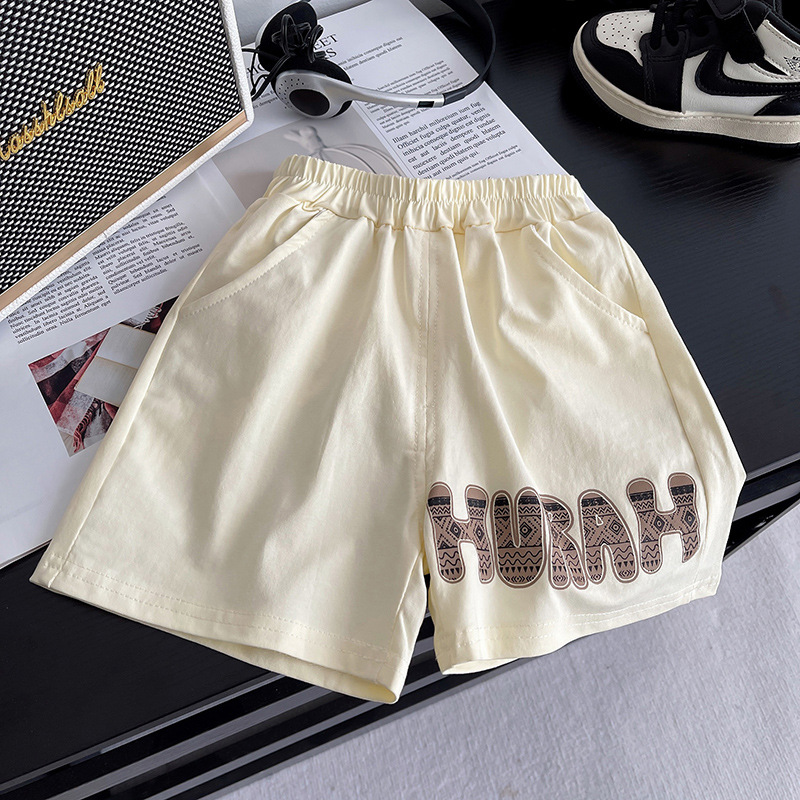Boys' short-sleeved T-shirt set, cool and stylish Summer 2025 New style 3 Children's wear, baby sports summer wear, stylish two-piece set details Picture