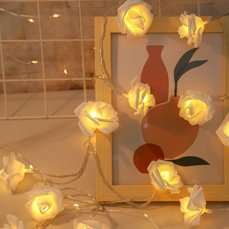 LED玫瑰花彩灯情人节婚庆浪漫求婚表白装饰品闪灯生日场景布置 产品图