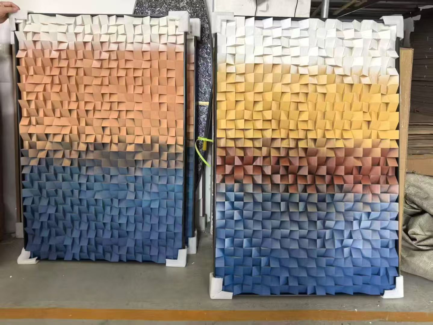 现代轻奢玄关装饰画抽象肌理感砂岩挂画高级感客厅走廊背景墙壁画2