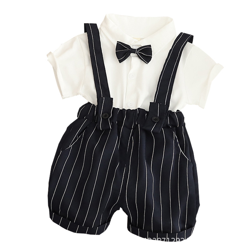 Little boy suit, summer baby's first birthday banquet dress, spring and autumn baby's first birthday clothes, infant and children's birthday gentleman's set Application Scenario
