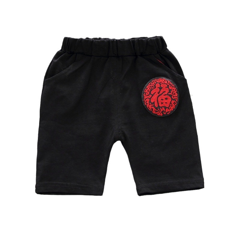 Boys' cotton and linen vest set, girls' summer two-piece set, children's 2023 new summer children's top and shorts Item Picture