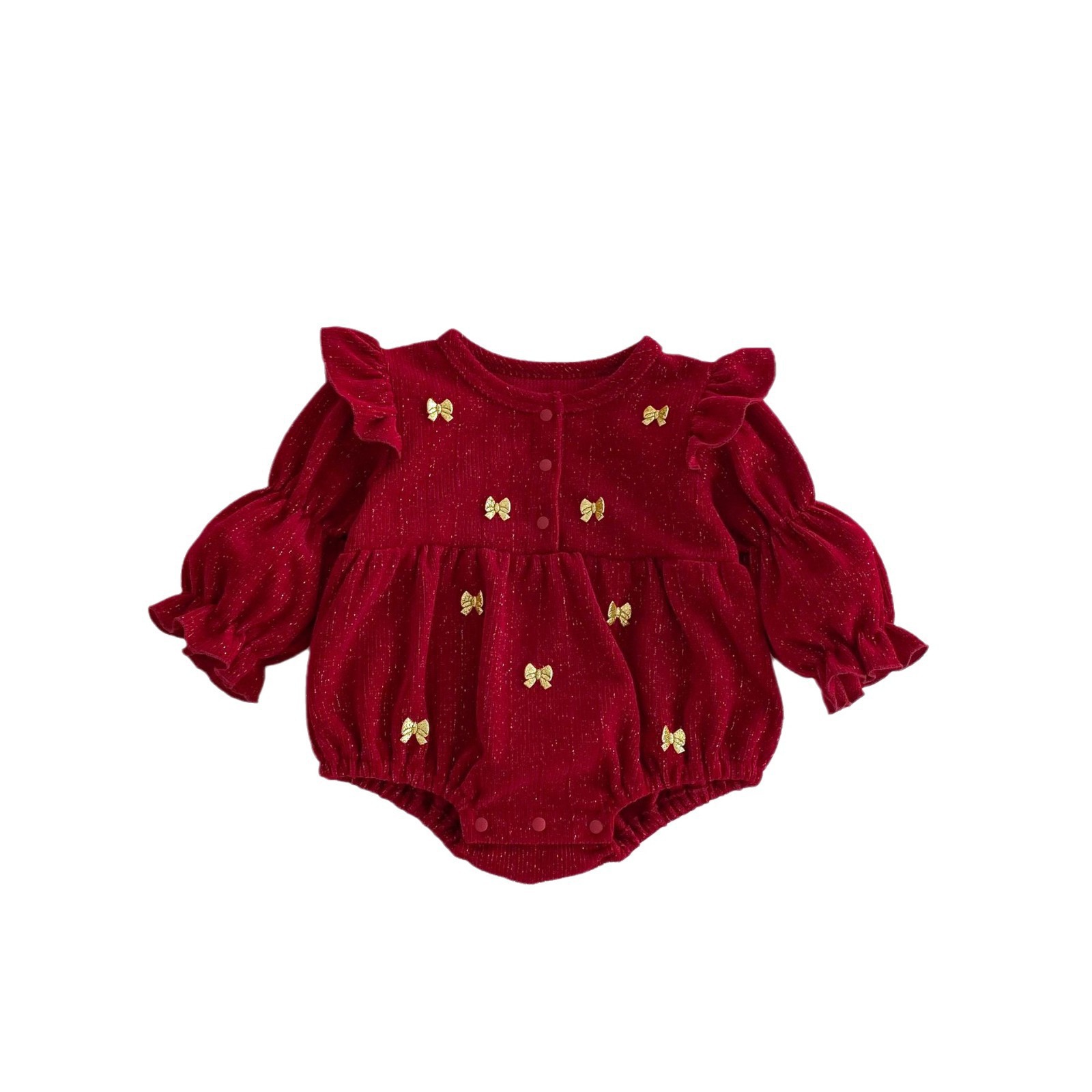 Baby super cute tummy dress for 0-2 years old autumn first birthday dress for girls, festive one-piece dress for babies, baby clothes AL718 Item Picture