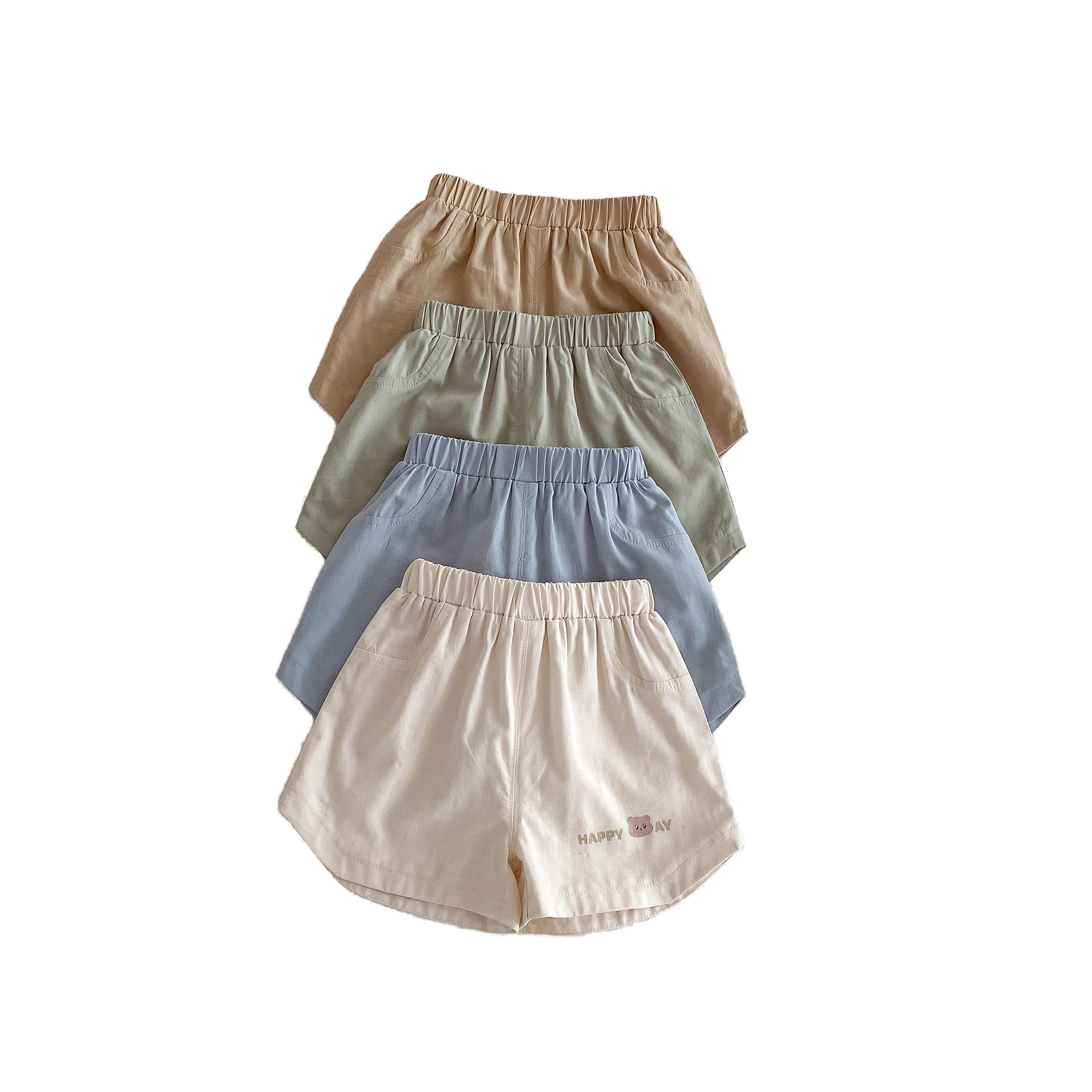 Korean girls' shorts 2025 New Summer Girls' stylish embroidered mushroom jeans Z25-238XK Item Picture