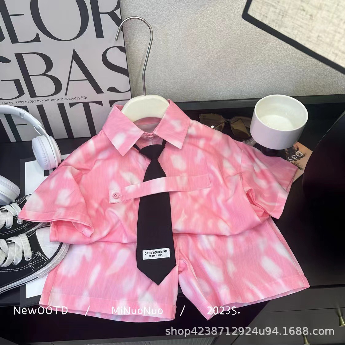 Summer Little Kids 2025 New Children's summer outfit for 12-year-old boys, stylish, cool and trendy details Picture