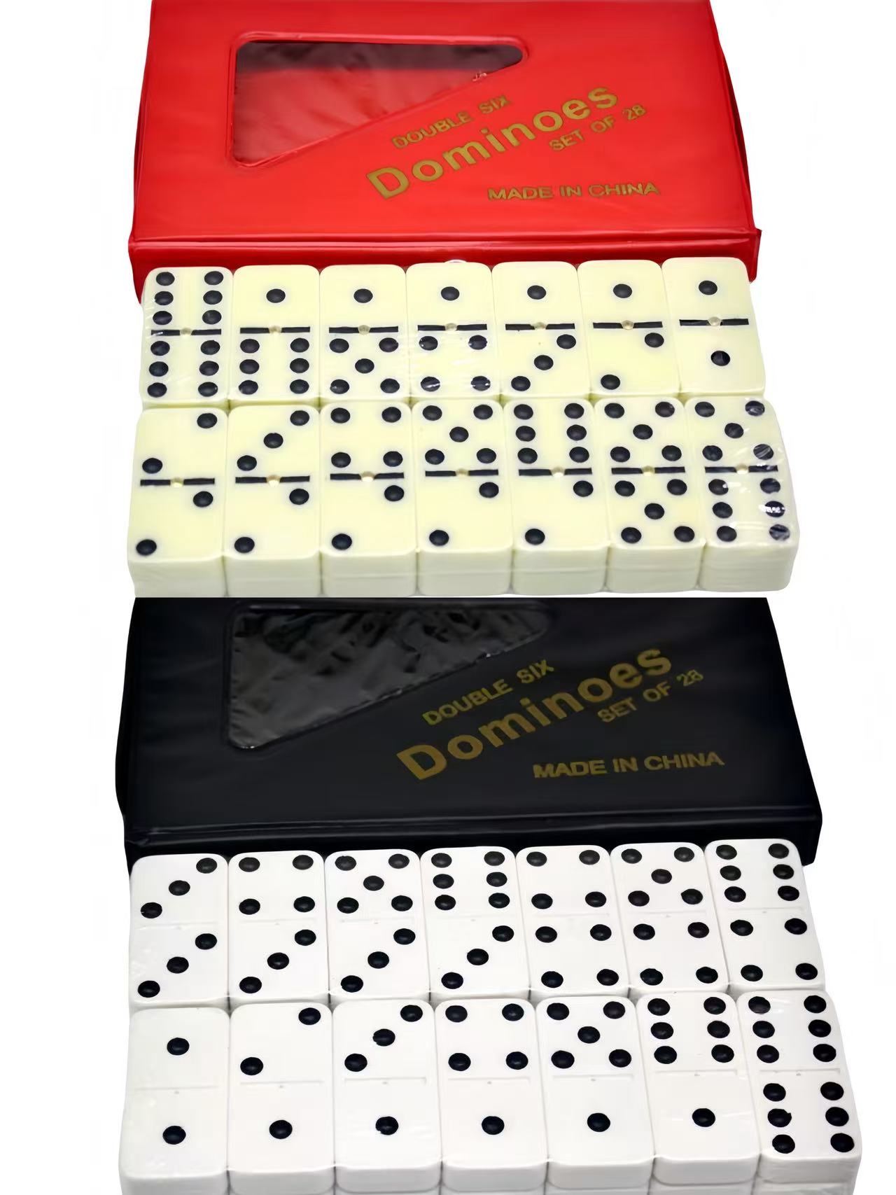 DominoesPVC box 5211PP material Dominoes educational children's toy building blocks details Picture