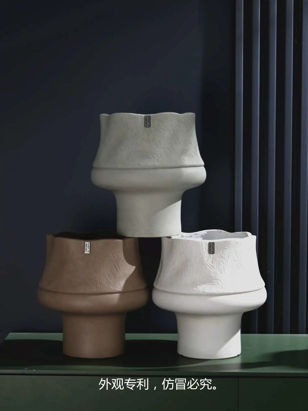 Pet garden flower POTS, plastic ceramic containers, multiple options available, vases, flower POTS, plastic G size washbasins, home decoration detail image 2