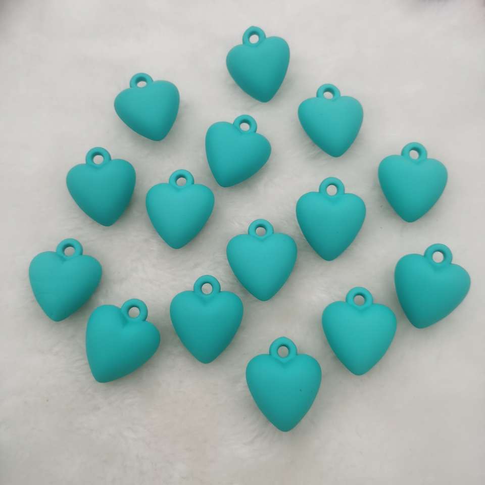 New Korean version lacquered hand feel paint heart-shaped keychain, woven rope bag pendant, personalized and versatile set, 200 pieces per package Item Picture