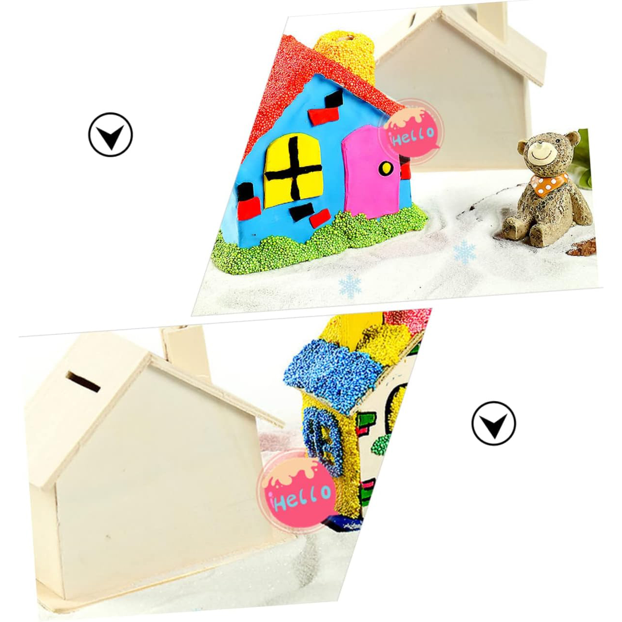 扭扭棒/拼豆/玩具儿童拼接卡通/儿童玩具/DIY材儿童白底实物图