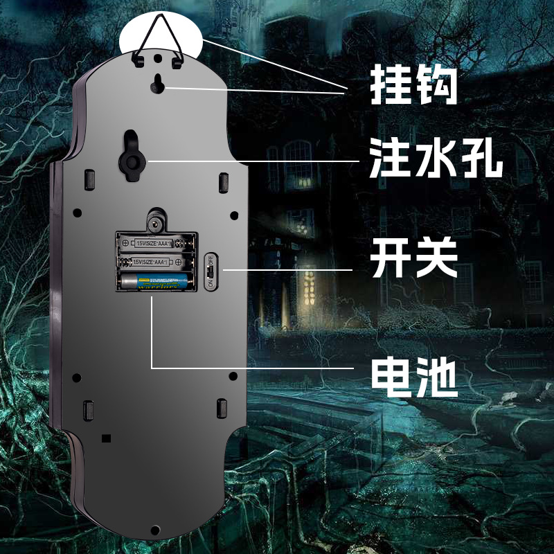 万圣节/万圣节骷髅配件/万圣节假血/万圣节儿童服装/酒杯项链白底实物图