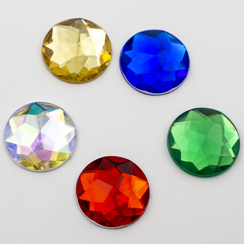 亚克力平底钻52mm圆多角面倒角钻 大圆形压克力钻贴片diy饰品配件