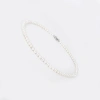 This genuine nearly round natural freshwater pearl necklace is a high-end gift box for mothers and elders on Mother's Day Application Scenario