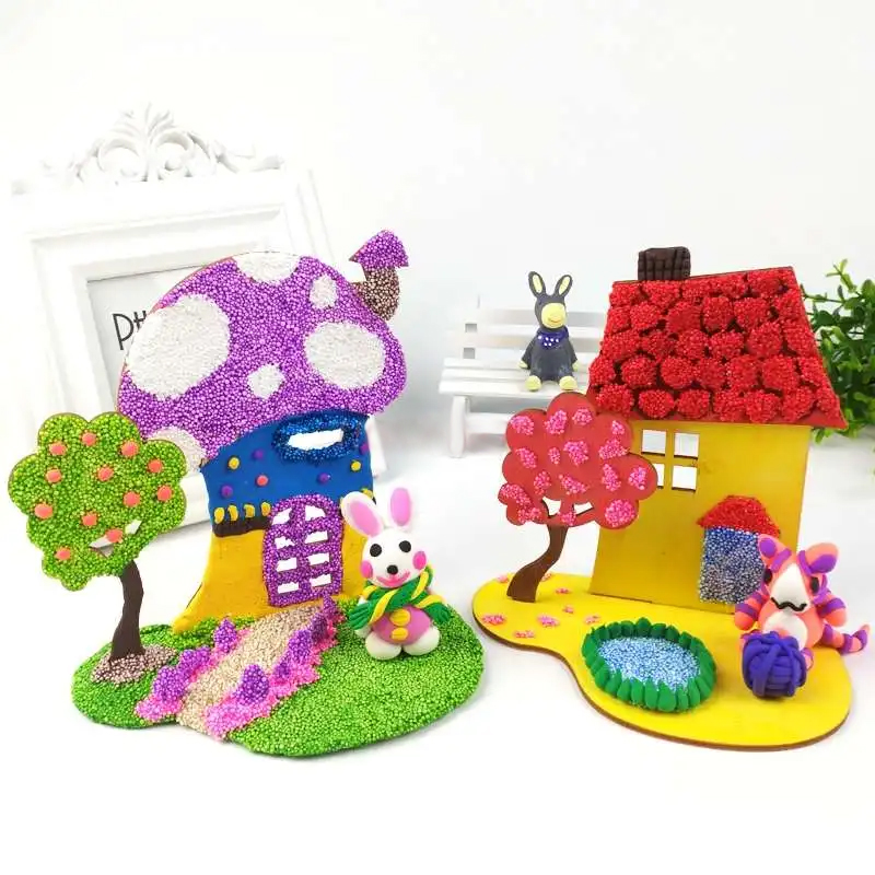 木制DIY小房子圣诞房子详情2