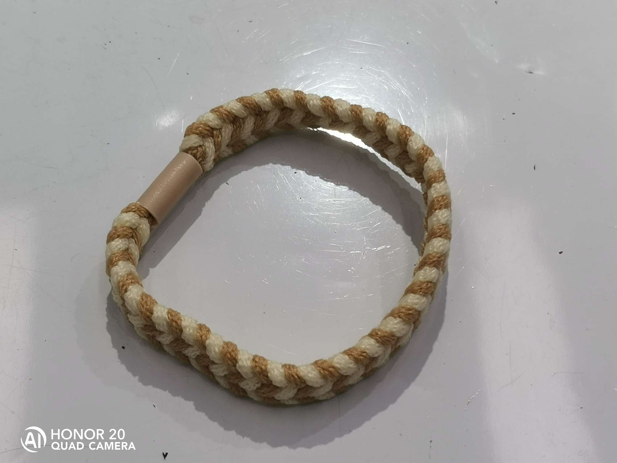 咖色大地色编织宽发绳女士儿童拼接简约时尚头饰发饰韩版潮流发绳头绳饰品发饰女士拼接韩版头饰儿童拼接简约时尚头绳发绳白底实物图