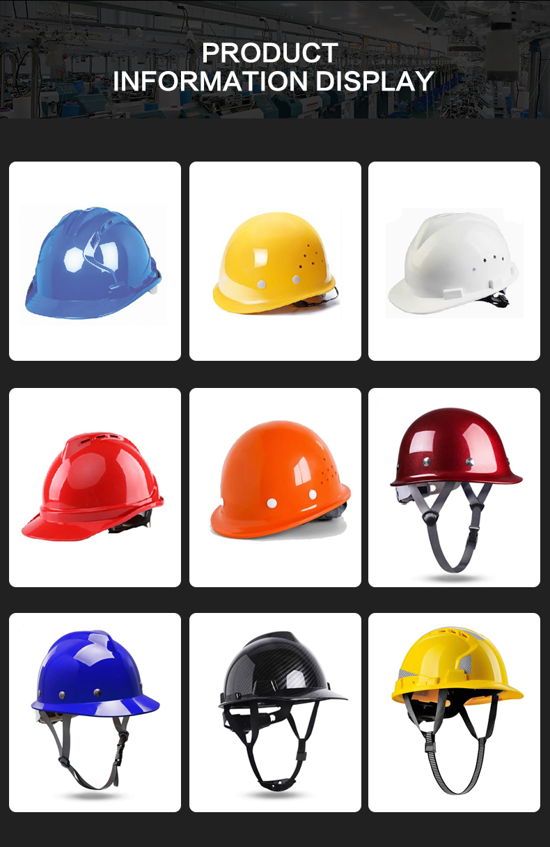 热销款支持定制ANSI CE V-Gard HDPE坚硬安全帽ABS材质建筑工地防护安全帽详情9