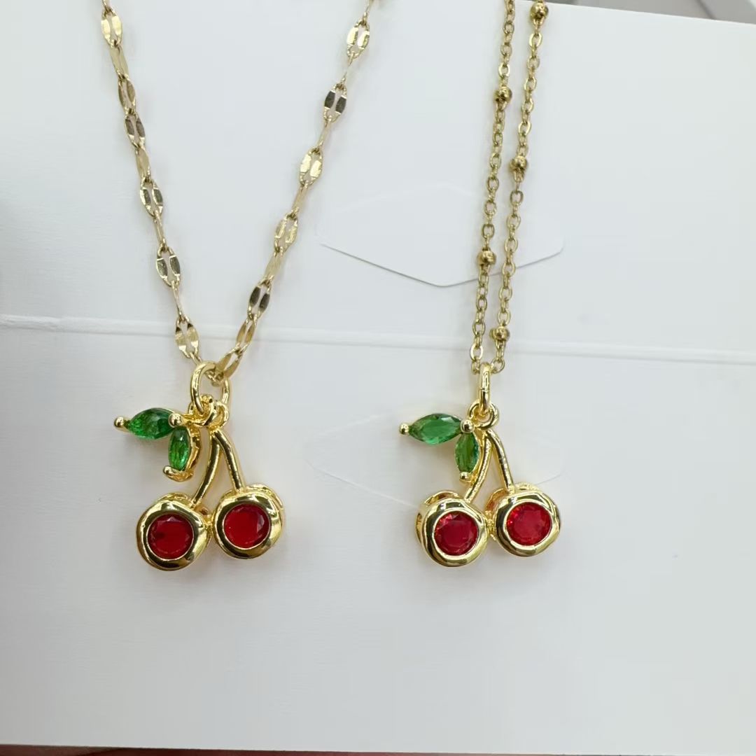 Creative DIY jewelry accessories, crystal pendants, handcrafted materials, decorative materials, jewelry making accessories, multiple colors to choose from, cherry
