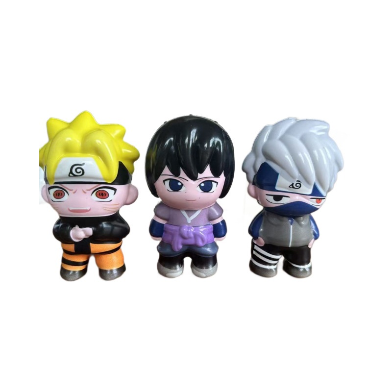 慢回弹/汉堡包玩具/解压/食玩捏捏白底实物图