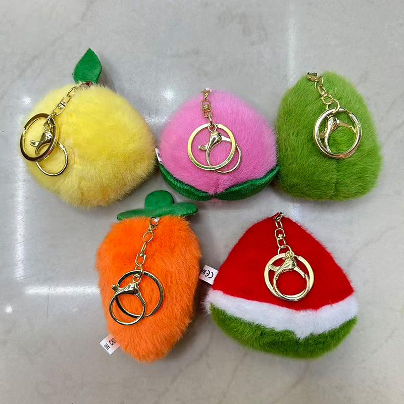 绒立方公仔挂件ins水果系列纪念品毛绒玩具创意玩偶卡通周边挂件毛绒公仔挂件钥匙扣布偶挂件可爱装饰礼物夹娃娃机厂家直销详情3