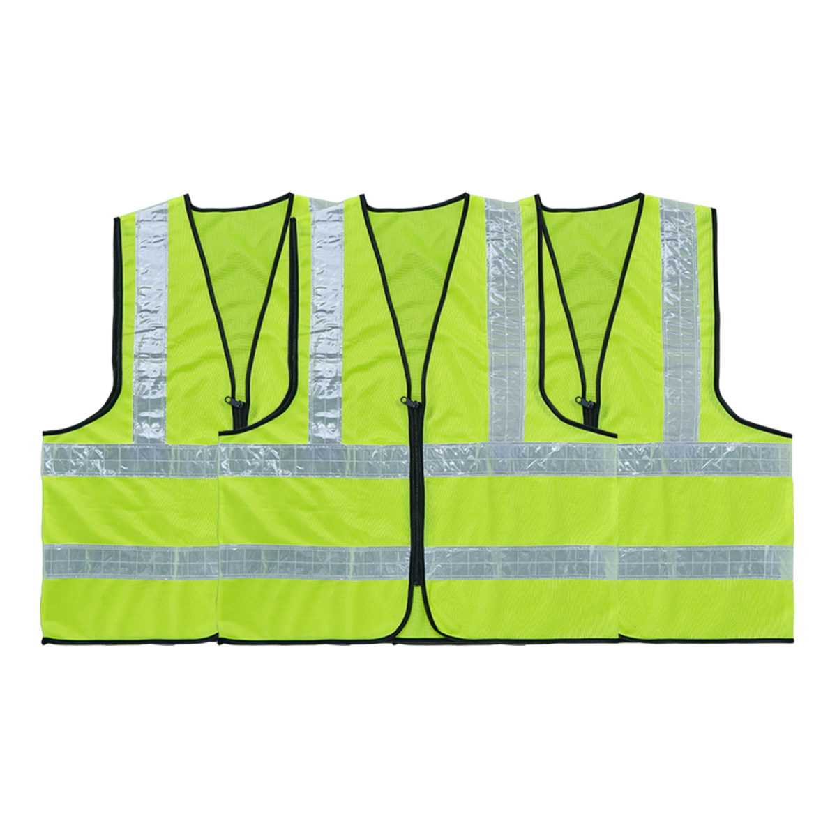 免费样品建筑工地透气反光高能见度安全背心带口袋醒目反光背心交通安全服