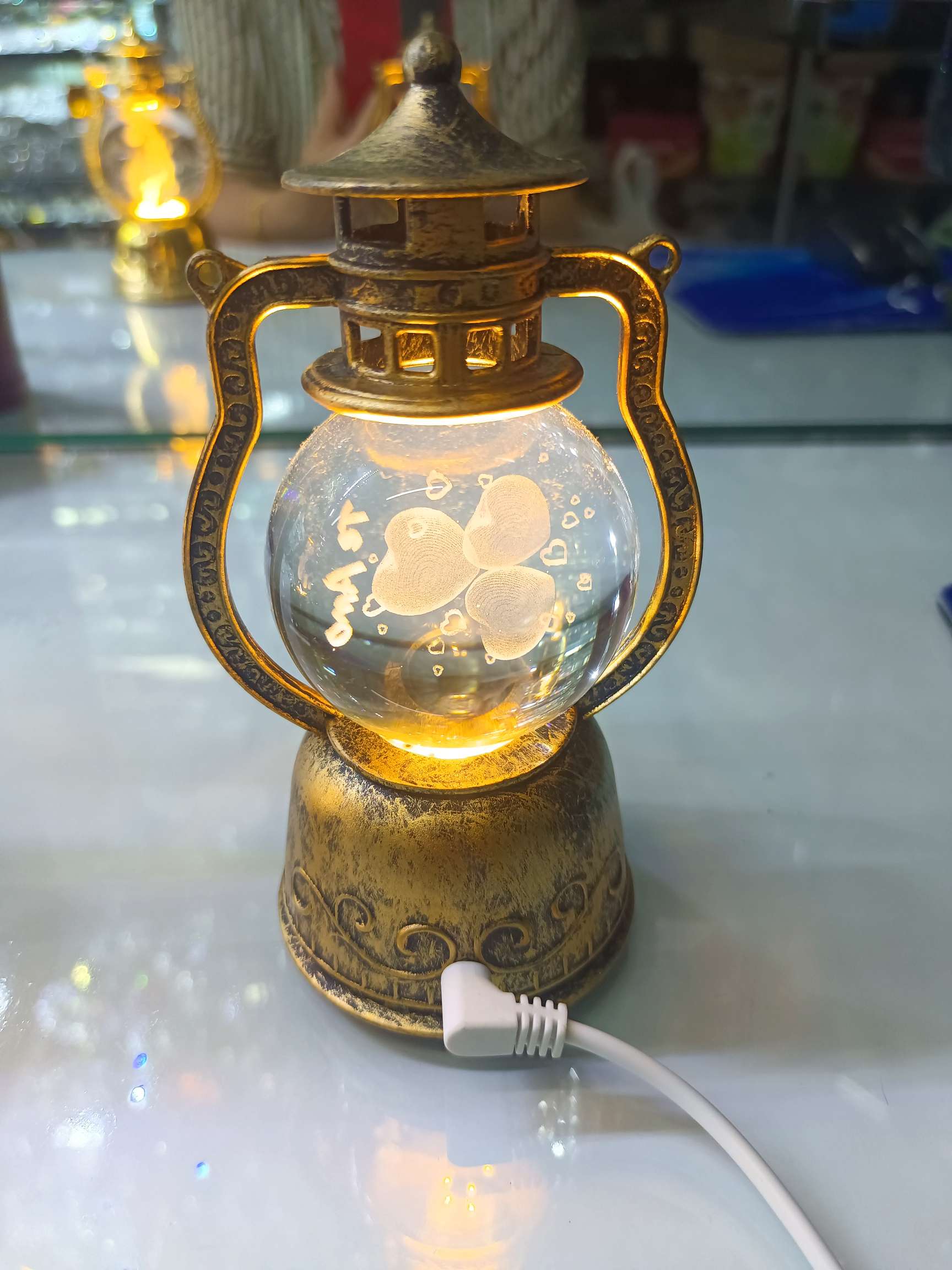水晶工艺品实物图